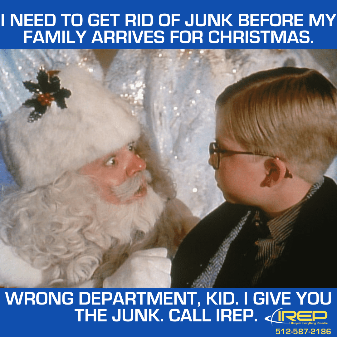 Santa brings you the junk that needs to be removed later. IREP is like reverse Santa